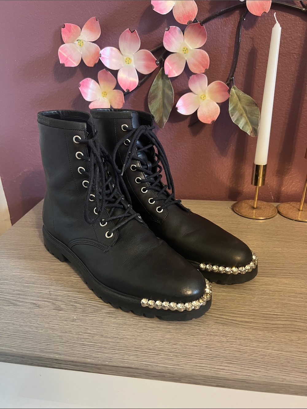 Schutz Turmalina leather Boot Size 9.5